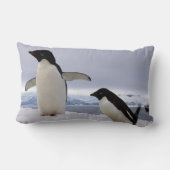 ペアアデリーペンギン南極 ランバークッション (裏面)