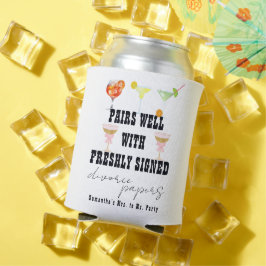 ペアウェル離婚紙カクテルブランチパーティー 缶クーラー