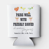 ペアウェル離婚紙カクテルブランチパーティー 缶クーラー (裏面)