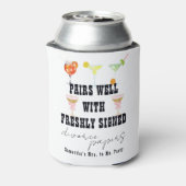 ペアウェル離婚紙カクテルブランチパーティー 缶クーラー (缶裏面)
