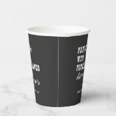 ペアウェル離婚紙ブラックのみ離婚パーティー 紙コップ (右)