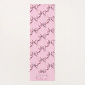 ペアウェルW/新学期おもしろいピンクプレイドチーム ヨガマット (裏面)