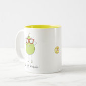 ペアオブグラスカウト&コーヒーマおもしろいグ ツートーンマグカップ (正面左)