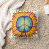 ペアカフラワーアート クッション (ブランケット)