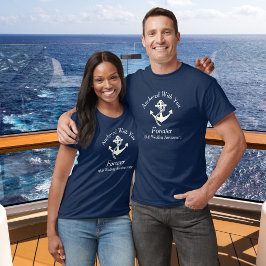 ペアクルーズ ウェディング記念日ギフト 名入れカスタマイズ Tシャツ