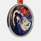 ペアステンドガフェイクラスオーナメント メタルオーナメント (右)