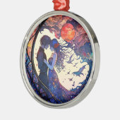 ペアステンドガフェイクラスオーナメント メタルオーナメント (左)