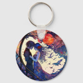 ペアステンフェイクドグラスキーチェーン キーホルダー (正面)