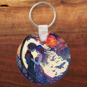 ペアステンフェイクドグラスキーチェーン キーホルダー (正面)