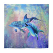 ペアドルフィンセラミックタイル タイル (正面)