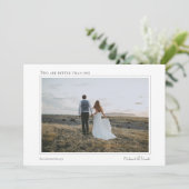 ペアフォトギフト 二人は一人より幸せ (スタンド正面)