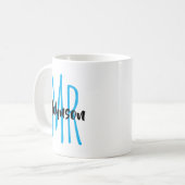 ペアマグカップ 名前入り Mr. & Mrs. ギフト 彼女と彼氏へ コーヒーマグカップ (正面左)