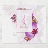 ペアモノグラム食品および飲料ラベルセット ビールラベル (シングルラベル)