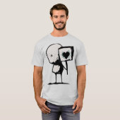 ペアラブTシャツ - かわいい記念日 Tシャツ (正面フル)