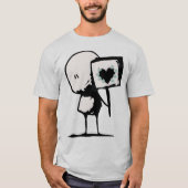 ペアラブTシャツ - かわいい記念日 Tシャツ (正面)
