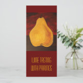 ペアリングしたワインの試飲 招待状 (スタンド正面)