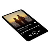 ペア写真入りカスタム曲名プレイリストギフト マグネット (右側)