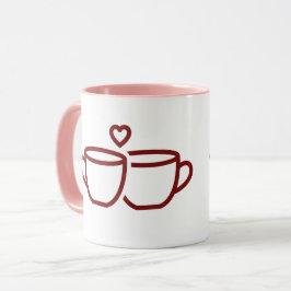 ペア用 オーダーメイド ラブブリューコーヒーマグカップ マグカップ
