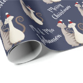 ペア カスタマイズ クリスマス ラッピングペーパー (ロールコーナー)