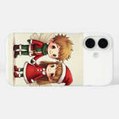ペアiPhoneのクリスマスの妖精16ケース Case-Mate iPhoneケース (裏面 (横))