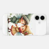 ペアiPhoneの冬の妖精16ケース Case-Mate iPhoneケース (裏面 (横))