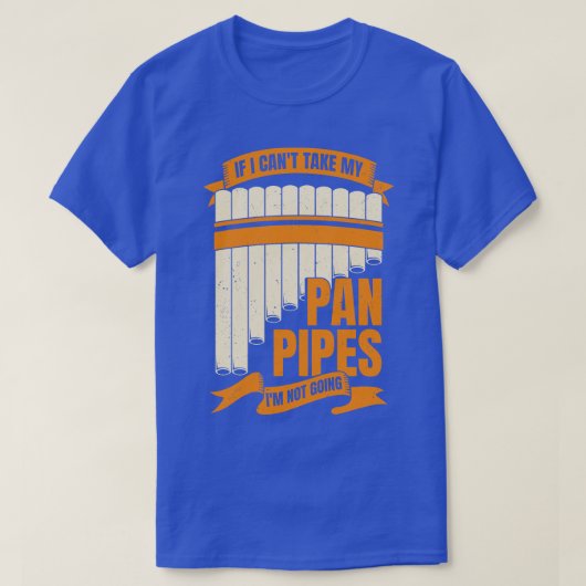 ペイおもしろいン管フルート奏者ギフト Tシャツ (デザイン正面)