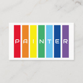 ペイエレガントターの虹色の正方形 名刺