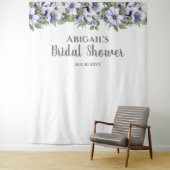 ペイエレガントンクルフローラ背景ブライダルシャワー タペストリー (インサイチュ)