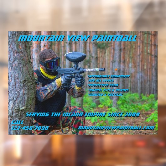 ペイカスタマイズンボールショップギアフロント ウィンドウサイン (シート2)