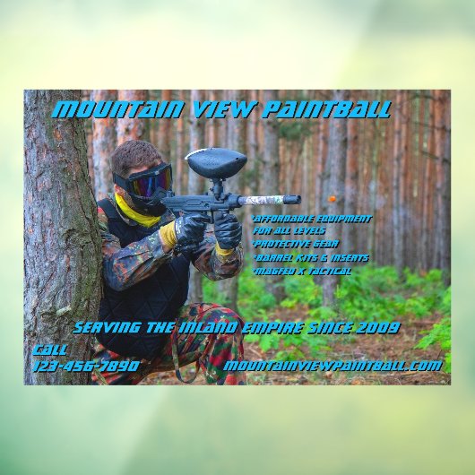 ペイカスタマイズンボールショップギアフロント ウィンドウサイン (シート3)