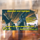 ペイカスタマイズンボール店ギア機前面 ウィンドウサイン (シート2)