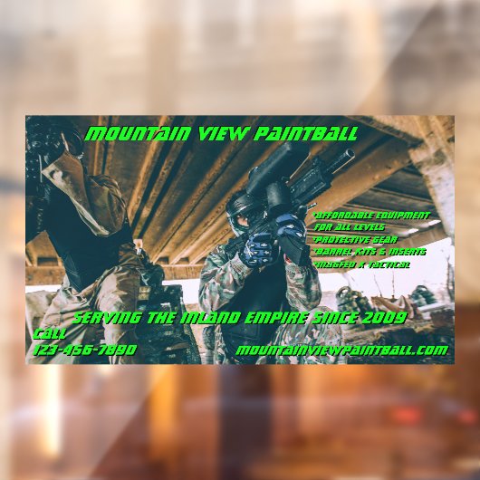 ペイカスタマイズンボール店ギア機前面 ウィンドウサイン (シート2)