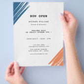 ペイクールタモダンーのブラシストローク チラシ (手)