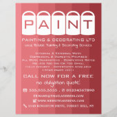 ペイグラデーションン絵を描ペント&デコレータ チラシ (正面)