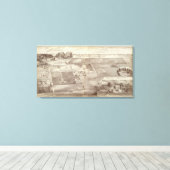 ペイジ&モートン牧場 キャンバスプリント (インサイチュ (ウッドフロア))