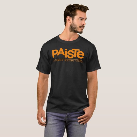 ペイストシンバルスサウンドゴング Tシャツ (正面フル)