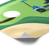 ペイズサンキューゴルフパルティーボーイ誕生日サイン ポスター (角)