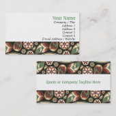 ペイズリーおよびフローラの名刺 名刺 (正面/裏面)