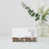 ペイズリーおよびフローラの名刺 名刺 (スタンド正面)