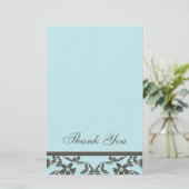 ペイズリーとフローラサンキューカード 便箋 (スタンド正面)