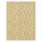 ペイズリーのかわいいカラフルの第1誕生会 テーブルクロス (正面)