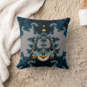 ペイズリーのエジプトの空の神のHorusの抽象的な装飾用クッション クッション (ブランケット)