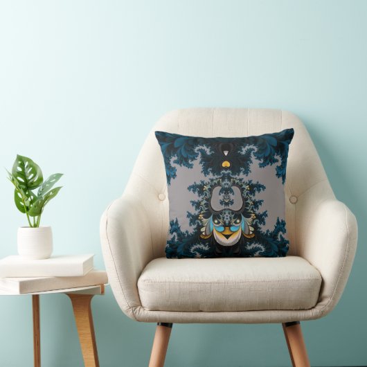 ペイズリーのエジプトの空の神のHorusの抽象的な装飾用クッション クッション (椅子)