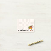 ペイズリーのカボチャ: あなたの軽い輝やきを許可して下さい! ポストイット (デスク上)