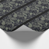 ペイズリーのギフトの包装紙 ラッピングペーパー (角)