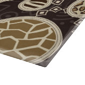 ペイズリーのスタイルの背景 カッティングボード (角)