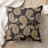 ペイズリーのスタイルの背景 クッション (ブランケット)