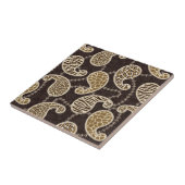 ペイズリーのスタイルの背景 タイル (側面)