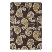 ペイズリーのスタイルの背景 ミニクリップボード (裏面)