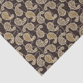 ペイズリーのスタイルの背景 薄葉紙 (詳細)